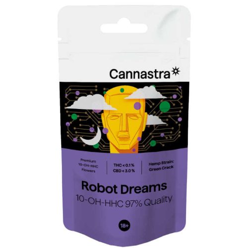 Cannastra - Robot Dreams (Green Crack) 97%  quality - 10-OH-HHC Blüte | 1g 