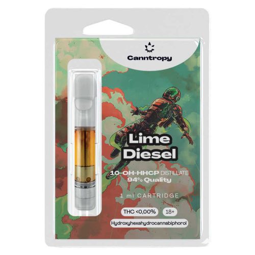 Canntropy - Lime Diesel | 94% quality - 10-OH HHCP Kartusche | 1ml