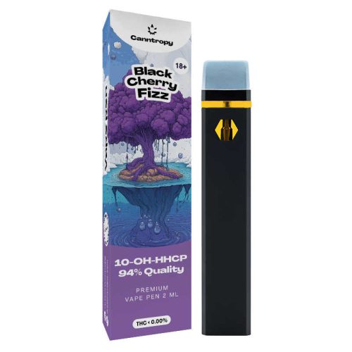 Canntropy - Black Cherry Fizz | 94% quality - 10-OH HHCP Vape | 2ml