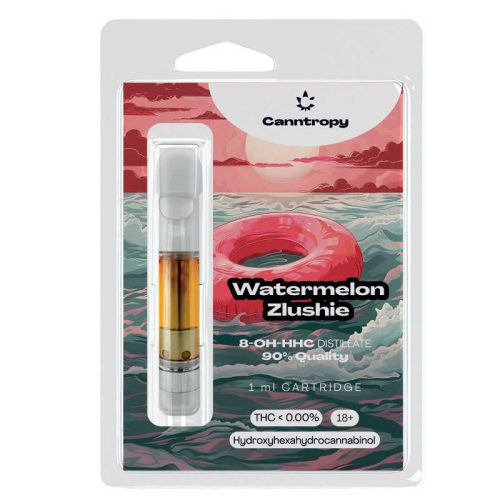 Canntropy - Watermelon Zlushie | 90% quality - 8-OH HHC Kartusche | 1ml