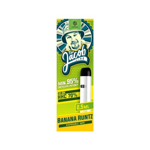 CzechCBD - Jacob Line | 10-OH-HHC Vape | 0,5ml | Banana Runtz