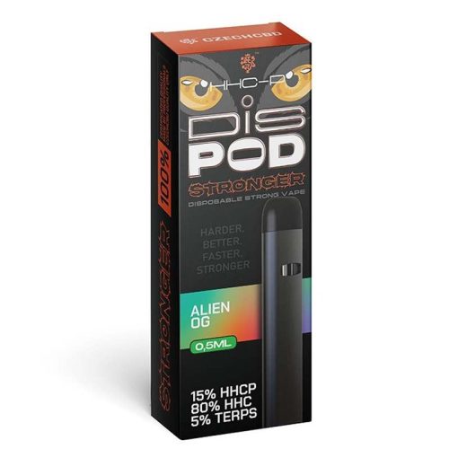 HHC-P Stronger Vape DisPOD CzechCBD 0,5ml - Alien OG