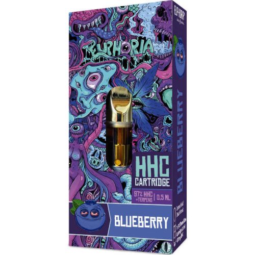 Euphoria HHC Cartridge - 97% HHC - 0,5ml - Blueberry