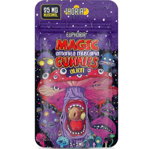 Euphoria Magic (Mushroom) Amanita Muscaria Gummies - Alien