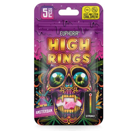 Euphoria High Rings (Mushroom Muscimol) Gummies - Amsterdam