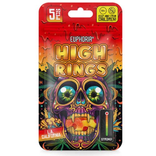 Euphoria High Rings (Mushroom Muscimol) Gummies - L.A.California