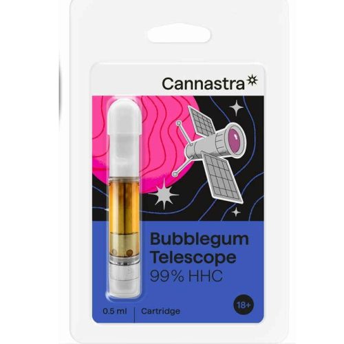 HHC catridge 0,5ml Cannastra 99% HHC | BubbleGum Telescope