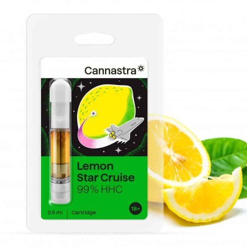 HHC catridge 0,5ml Cannastra 99% HHC | Lemon Star Cruise