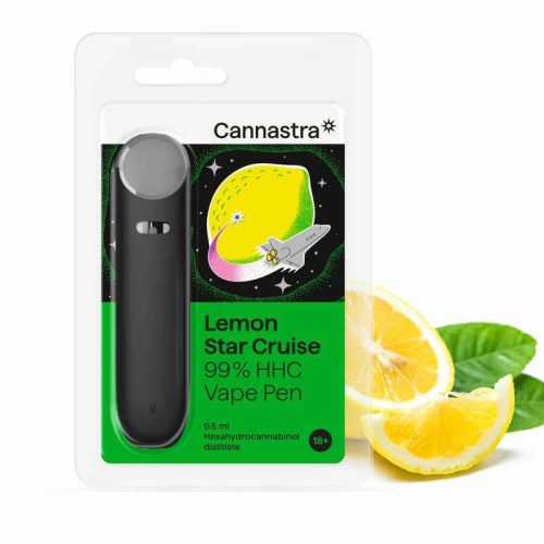 HHC Vape 0,5ml Cannastra 99% HHC | Lemon Star Cruise