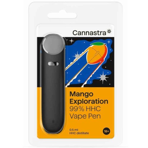 HHC Vape 0,5ml Cannastra 99% HHC | Mango Exploration