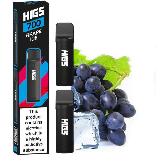 Higs Vape Pods - Grape Ice | Cartridge 4ml 2% Nikotin Patron - 700 Puffs - 2 db