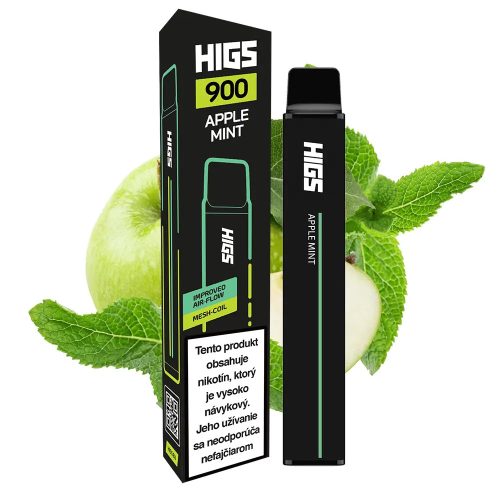 Higs XL 900 Apple Mint premium Vape | 2% nikotina | 900 udaha - 2 ml | Ukusi