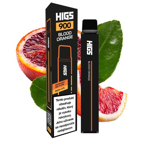 Higs XL 900 Blood Orange premium Vape |  2% Nikotin | 900 puffs - 2 ml 