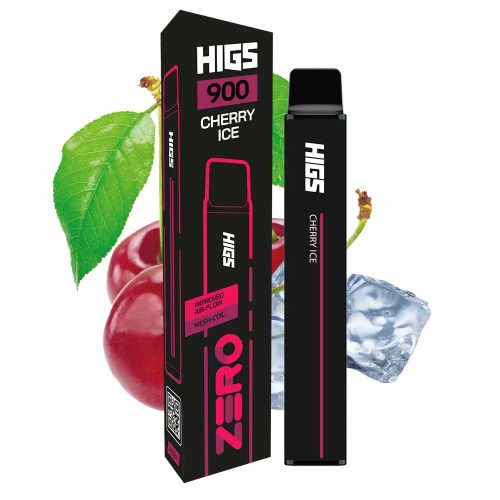 Higs XL ZERO 900 Cherry Ice premium Vape | 900 puffs - 2 ml 