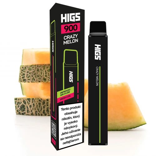  Higs XL 900 premium vape Crazy Melon | 2% Nicotină | 900 pufuri - 2 ml