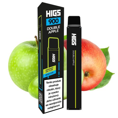 Higs XL 900 Double Apple premium Vape |  2% Nikotin | 900 puffs - 2 ml 