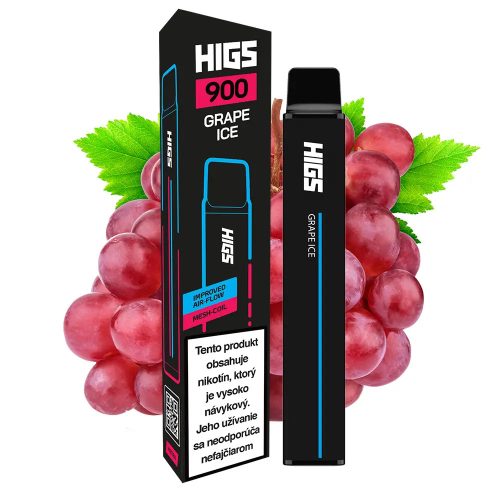 Higs XL 900 Grape Ice premium Vape | 2% nikotina | 900 udaha - 2 ml | Ukusi