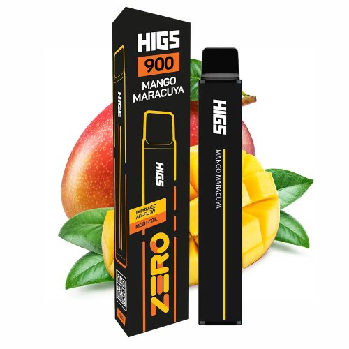  Higs XL ZERO 900 premium vape Mango Maracuya | 900 pufuri - 2 ml