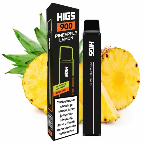  Higs XL 900 premium vape Pineapple Lemon | 2% Nicotină | 900 pufuri - 2 ml