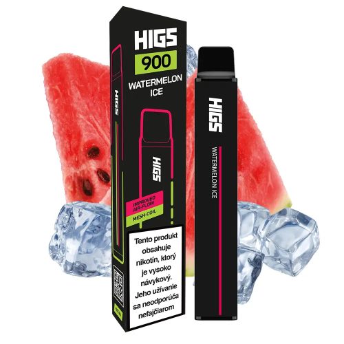 Higs XL 900 Watermelon Ice premium Vape | 2% nikotina | 900 udaha - 2 ml | Ukusi