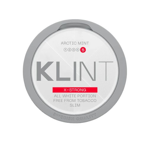 Klint Arctic Mint X-Strong Nikotin Pouches - 8mg / g Nikotin | švedski Nikotin Pouches 