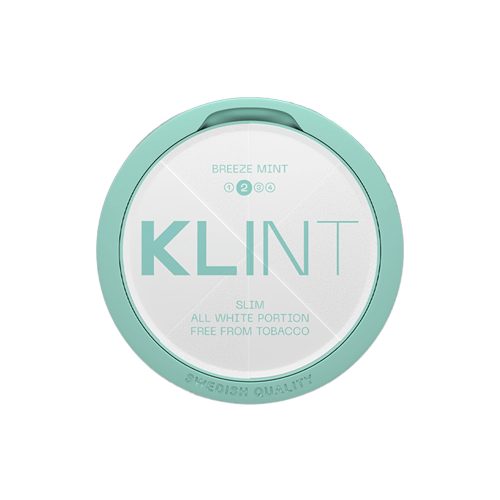 Klint Breeze Mint Nikotin Pouches - 8mg / g Nikotin | švedski Nikotin Pouches 