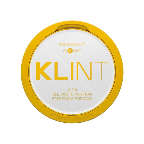 Klint Passionfruit Nikotin Pouches - 8mg / g Nikotin | švedski Nikotin Pouches 