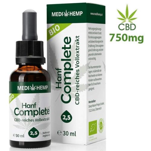 Medihemp CBD ulje Complete 2,5% 30ml - 750mg CBD